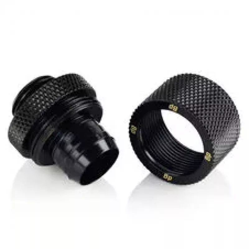 Bitspower G1/4 puristusliitin CC4 Ultimate 16/10mm - mattamusta