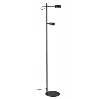 Luca lattia-LED-valaisin, 2x4W, musta