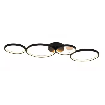 Ajacco CL21008C-4 LED-kattovalaisin, 36W, 3000K, musta