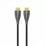 UNITEK Active Fiber Optic DisplayPort 2.1 -kaapeli 20m 8K 80Gbps musta