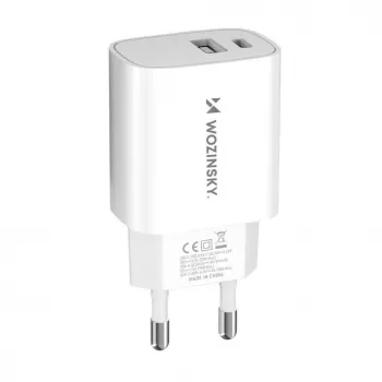 Wozinsky WGWCW 20W USB-A USB-C verkkolaite - valkoinen
