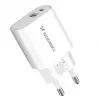 Wozinsky WGWCW 20W USB-A USB-C verkkolaite - valkoinen