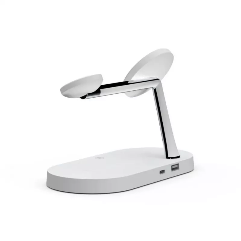 Tech-Protect Magmat A12 3in1 MagSafe-suojakotelo Apple iPhone 15 Pro Max, valkoinen