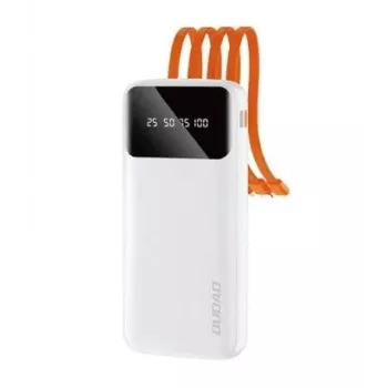 DUDAO K6Pro varavirtalähde 10000mAh 10W 4 kaapelia musta