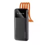 DUDAO K6Pro varavirtalähde 10000mAh 10W 4 kaapelia valkoinen