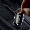 Dudao R3MAX 48W QC PD Mini -autolaturi - musta