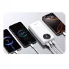 Dudao K12Pro varavirtalähde 20000mAh 22,5W PD USB-A USB-C valkoinen