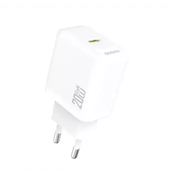Dudao A26EU GaN 20W USB-C -laturi valkoinen
