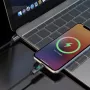Dudao L7C USB-C - USB-C 100W kaapeli LED-näytöllä 1 m - musta