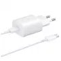 Samsung 25W matkalaturi + USB-C/USB-C datakaapeli valkoinen (OOB Bulk)