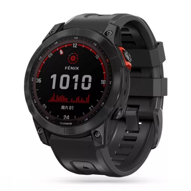 TECH-PROTECT ICONBAND Garmin Fenix 5 / 6 / 6 Pro / 7 älykellon ranneke - musta