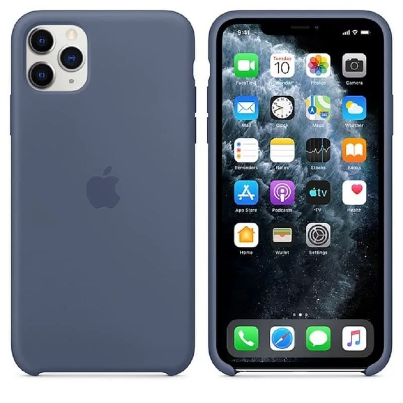 Apple iPhone 11 Pro Max silikonikotelo MX032ZM/A Alaskan Blue