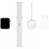 Apple Watch Series 5 GPS hopea 44mm alumiini Sport -kotelo valkoinen