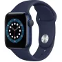 Apple Watch Series 6 GPS, 40mm alumiinikotelo Deep Navy Sport Band sininen