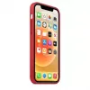 Apple silikonikotelo MagSafe-yhteensopiva iPhone 12 mini punainen
