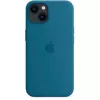 Apple iPhone 13 silikonikotelo MagSafe-yhteensopiva Blauhäher