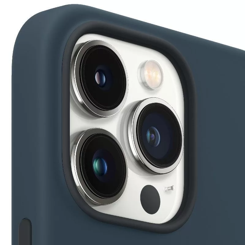 Apple iPhone 13 Pro silikonikotelo MagSafe-yhteensopiva Abyss Blue