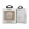Guess Apple AirPods 1/2 -kotelo 4G Script Metal Collection pinkki