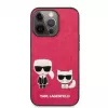 Karl Lagerfeld Apple iPhone 13 Pro Choupette PU-nahkakotelo fuksia