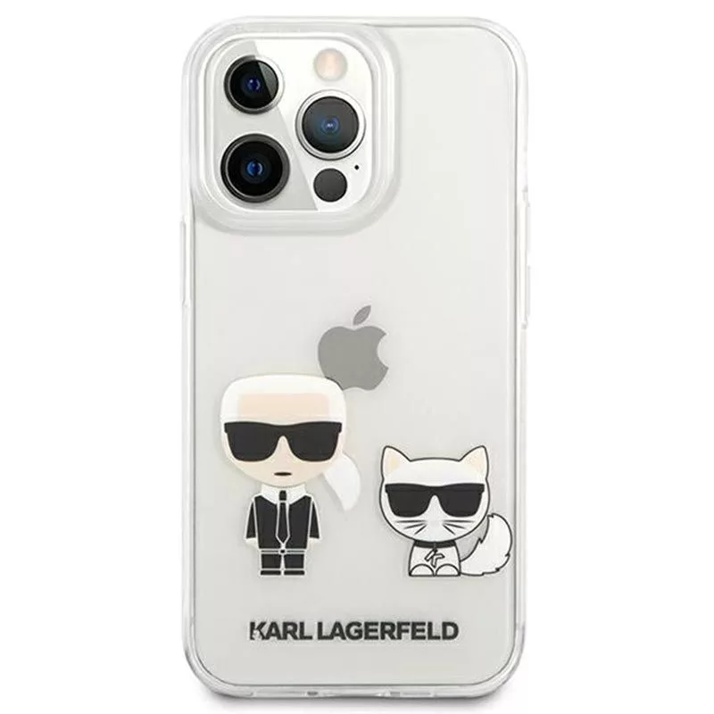 Karl Lagerfeld iPhone 13 Pro Choupette -kotelo läpinäkyvä