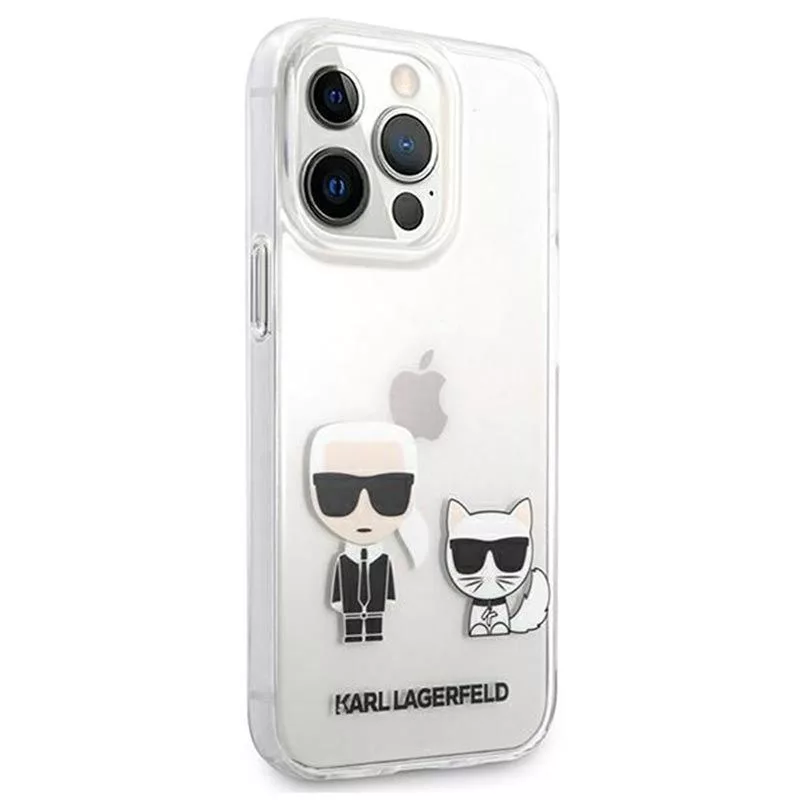 Karl Lagerfeld iPhone 13 Pro Choupette -kotelo läpinäkyvä