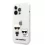 Karl Lagerfeld iPhone 13 Pro Choupette -kotelo läpinäkyvä
