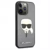 Karl Lagerfeld Apple iPhone 13 Pro Saffiano Karl Head -kotelo hopea