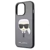 Karl Lagerfeld Apple iPhone 13 Pro Saffiano Karl Head -kotelo hopea
