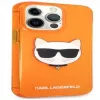Karl Lagerfeld Apple iPhone 13 Pro Fluo TPU Choupette Head -kotelo oranssi