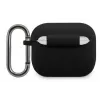 Lacoste Apple AirPods 3 Liquid Silicone Glossy Printing Logo -kotelo musta