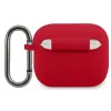 Lacoste Apple AirPods 3 Liquid Silicone Glossy Printing Logo -kotelo punainen