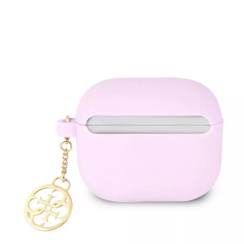 Guess Apple AirPods 3 Charms -silikonikotelo violetti