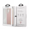 Guess Samsung Galaxy S22 Ultra silikonikotelo Metal Logo pinkki