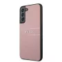 Guess Samsung Galaxy S22 Plus PU-nahka Saffiano -kotelo pinkki