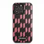 Karl Lagerfeld Apple iPhone 13 Pro Monogram Plaque -kotelo musta pinkki