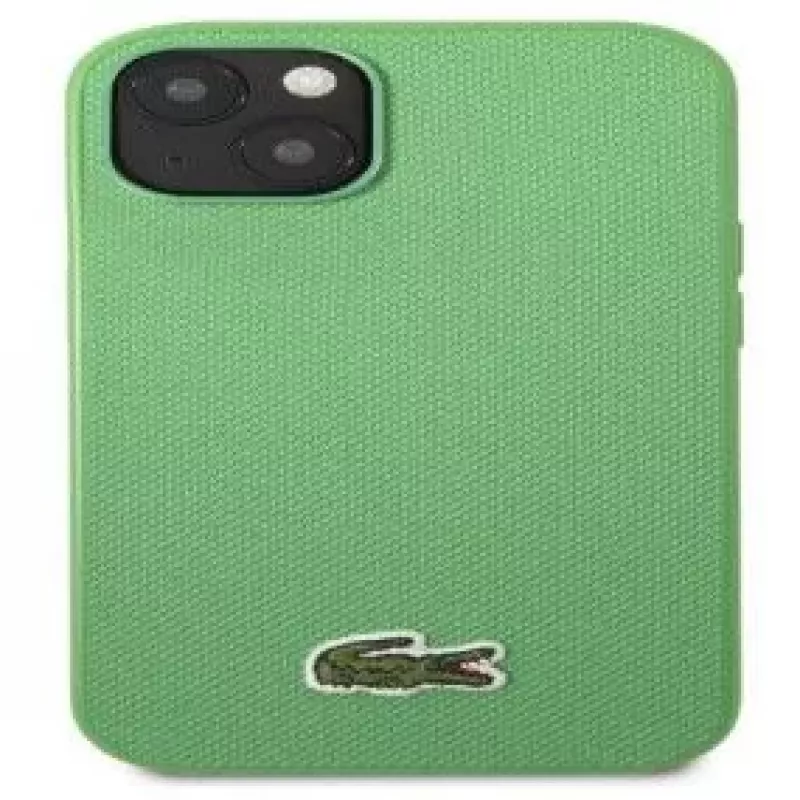 Lacoste Apple iPhone 14 Iconic Petit Pique Logo vihreä takakansi