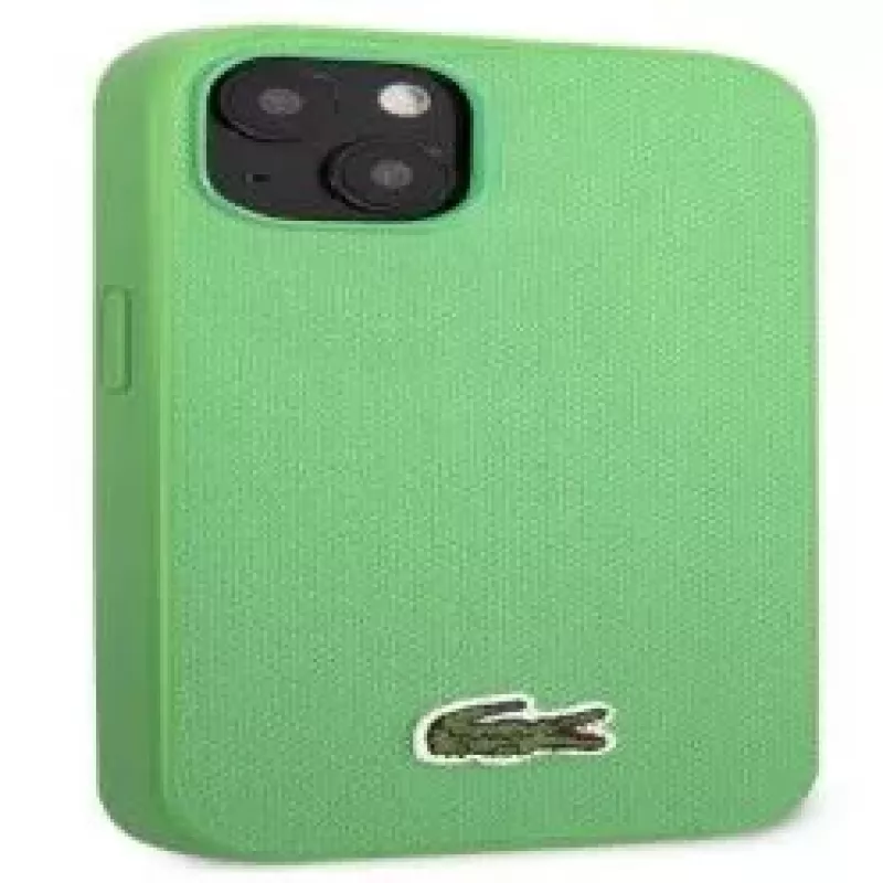 Lacoste Apple iPhone 14 Iconic Petit Pique Logo vihreä takakansi