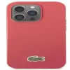 Lacoste Apple iPhone 14 Pro Iconic Petit Pique Logo -kotelo punainen