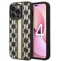 Karl Lagerfeld Apple iPhone 14 Pro 6.1 kova kotelo Monogram Stripe ruskea