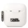 Karl Lagerfeld AirPods 1/2 Choupette silikonikotelo valkoinen