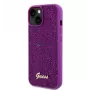 Guess Apple iPhone 15 Sequin Script Logo kotelo magenta
