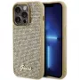 Guess Apple iPhone 15 Pro Max HC PU Disco Script Metal Gold takakansi