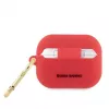 Hello Kitty Apple AirPods Pro kotelo silikoni 3D Kitty Head punainen