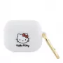 Hello Kitty Apple AirPods Pro kotelo silikoni 3D Kitty Head valkoinen