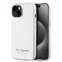 Karl Lagerfeld Grained PU Hotel RSG kotelo iPhone 15 harmaa