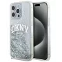 DKNY Apple iPhone 15 Pro 6.1 -kovakotelo Liquid Glitter Big Logo musta
