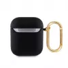 Guess Apple AirPods 1/2 PU Grained Classic Logo -kotelo musta