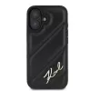 Karl Lagerfeld Kovakotelo iPhone 16:lle, Quilted Signature, musta