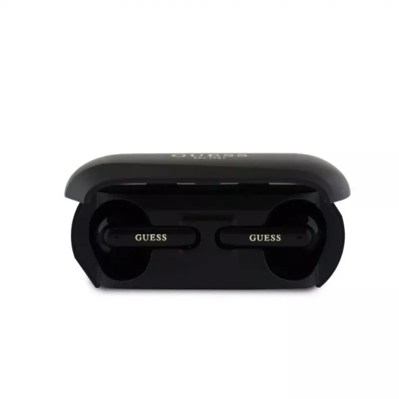 Guess Elongated Metallic ENC TWS -langattomat nappikuulokkeet musta