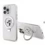 Karl Lagerfeld Apple iPhone 16 Pro Ringstand Karl and Choupette MagSafe kuori läpinäkyvä